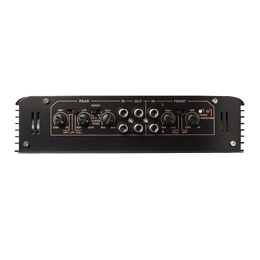 Car Power Amplifier 4-Channel Amplifier Stereo Audio Amp 12V Class A/B (4 Channel - 13.78 inch)