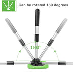 2 Sets Windshield Cleaner Tool Car Window Cleaning Wash Kit with Detachable Handle 6 Microfiber Pads and 2 Spray Bottles Inside Windshield Cleaner Tool for Auto Glass Cleaning