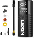 P4 Tire Inflator Portable Air Compressor, 150PSI Electric Air Pump for Car Tires, w/Pressure Gauge&LED Light, 4000mAh Cordless Smart Pump for Car/Motorcycle/Bike/Bicycle/Scooter/Ball/Inflatable