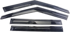Black Outside Mount Window Rain Guards Compatible with 2022-2023 M-itsubishi Outlander,Durable Window Visor Deflectors