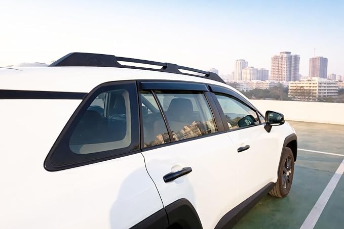 2026 2027 Tape-On Rain Guards Side Window Deflector Visors for Toyota Rav4 LE SE XSE XLE Premium Limited, Extreme Durable RAV 4 Vent Shade