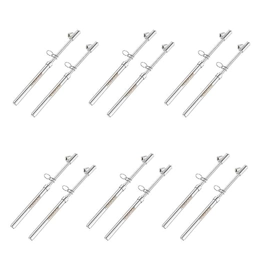 Dual Head Tire Pressure Gauge,Heavy Duty Pen Tire Gauge Range 10-150PSI; 1-10Bar,Dual Head Truck Air Pressure Gauge (Pack of 12)…