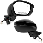 Passenger Side Mirror Replacement Fit for 2022 2023 2024 2025 Honda Civic with Power Adjustment, Heated, Signal Lamp, Blind Spot Monitor, Right Side View Mirror for Honda Civic, HO1321352 8 (Pins)