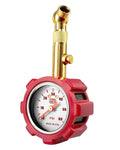 Tire Pressure Gauge – 5–60 PSI Analog Gauge with Pressure Hold, Extended Sealing 360° Swivel Chuck & Dual Protective Shell – Fits All Standard Valve Stems
