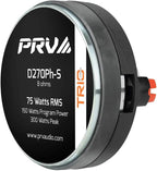 D270Ph Compression Driver 1" Exit Phenolic Driver for Vocal Reproduction, 2" Voice Coil 150 Watts 8 Ohms Improved Performance on New Compact Design (Single)