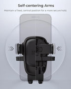 Easy One Touch Advanced CD Slot Car Phone Mount - Universal Cell Phone Holder for iPhone, Google, Samsung, LG, Moto and All Other Smartphones