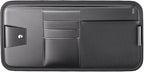 Large Car Visor Organizer Holder for Truck/SUV, Document Storage Pouch Holder with Multi-Pocket Net Zipper for Cards, License, Sunglasses, Pen, Key