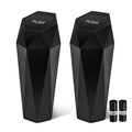 Car Trash Can with Lid - 2-Pack, Interior Accessories for Vehicles, Leakproof Garbage Can with 30 Detachable Trash Bags, Multipurpose Organizers and Storage Solutions for Home and Office