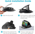 GPS Car Truck Mount, Non-Slip GPS Bean Bag Dash Mount 2-in-1 Anti-Skid Friction Dashboard Sandbag Clamshell Phone Holder for Garmin Nuvi Tomtom Magellan Navigation & All Cell Phone iPhone