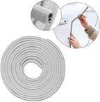 Car Door Protector Edge Guards, Universal Rubber Seal U Shape Car Door Protection, Aluminum Boat Edge Trim Guards No Glue Required, Exterior Accessories Fit for Most Cars, Sedans, SUV (Gray/10FT)