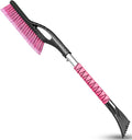 Snow Brush and Ice Scraper for SUV Truck Vehicle Auto Windshield Window - Pink