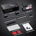 4K Dash Cam Front and Rear,with 64GB Card,Built in 5.8GHz WiFi & GPS Car Camera,Super Night Vision,Advanced Driver Assistance System,3.2'IPS Screen,24H Parking Mode,Time-Lapse,Loop Recording
