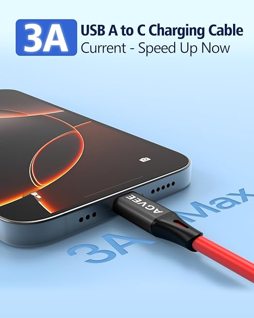 2 Pack 3ft Coiled USB-A to USB-C Cable [USB-IF Certified] Carplay | 3A Fast Charger Data Transfer Cord in Car for iPhone 17/16/15, Android Auto, Galaxy S26 S25 S24 S23 S22 S21 S10 S9, Pixel