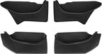 4PCS Door Organizer Tray Compatible with 2026 Model Y Juniper Performance/Premium/Standard Accessories Anti-Slip Easy to Clean Front & Rear Door Side Pocket Storage Box Tray (Full-Wrap)