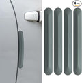 4PCS Silicone Car Door Edge Guard, Car Door Protector, Self Adhesive Crash Scratch Strips Accessories Protector, Auto Accessories Decorative Anti-Collision Strip for Sedans Truck SUV (Gray)
