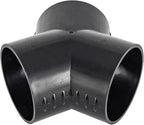JEGS Defroster Kit | Includes One 2.5in.Y Connector, Six Tie Wraps, Two Defroster Chutes With Grilles, Two Heater Vent Mounting Brackets, 8 Feet of 2.5in.Flexible Hose, And One 3in.to 2.5in.Adapter