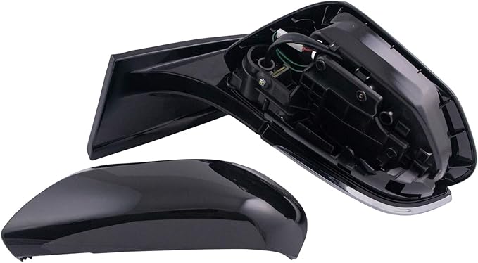 Driver and Passenger Side Mirror Set Power Heated Manual Folding Paint to Match with Blind Spot Indicator Compatible with 2016-2020 Toyota Prius 2017-2020 Prius Prime TO1320357 TO1321357