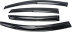 Tape-On Window Visors Deflectors Rain Guards 4 Piece Set ‎Compatible with 2008-2012 Honda Accord 4Door Sedan
