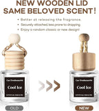 C Classy Hanging Car Air Freshener 2 Pack, Glass Bottle Diffuser, Long-Lasting Fragrance, Cute Car Accessories for Women & Men, Made in USA