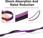 Car Interior Moulding Trim Strip, 33Ft/10M Car Flexible Electroplating Decoration Styling Door Dashboard, DIY Pinstriping Filler Insert Strip, with Installing Tool, Interior Accessory(Purple)