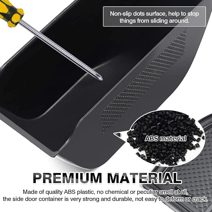 Door Side Storage Box for Land Rover Defender 90 110 130 2020-2025 2026 Accessories Defender Door Side Organizer Tray Grab Handle Pocket Box Insert Interior Accessories 2PCS