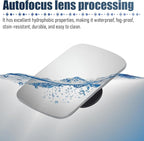 4PCS Car Blind Spot Mirror, Wide Angle HD Glass Rectangle Convex Frameless Side Blindspot Mirror with Adjustable Stick, Auto Exterior Rear View for Wide Angle, Universal for Vehicles (B)