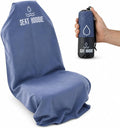 Car Seat Towel | Premium Microfiber Towel Seat Covers for Cars | Universal Fit & Machine Washable | Portable Car Seat Towel Cover After Gym, Yoga, Beach Navy
