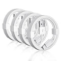 4 Pack Car Carplay Cable for iPhone 16e 17 Air 16 15 USB A to USB C Cable for iPhone 16 15 Pro Max 16 15 Plus for Carplay USB C, iPad usb C Cables iPad Pro Air 5th 4th Mini 6th Gen Charger Cord
