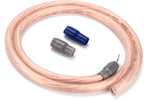 ORION Cobalt COKIT4 4-Gauge CCA Amp Wiring Kit, 100% American Wire Gauge (AWG) Standard, High Current Amplifier Install Kit with Fuse Holder, RCA Cable & Speaker Wire for Car Audio Systems