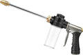 High-Pressure Hose Nozzle Gun with 100cc Soap Dispenser, Metal Car Wash Sprayer for Car Cleaning, Solar Panel/Wall/Window Washing & Garden Watering (Foam Gun B)