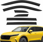 Extra Durable Window Deflectors Tape-On Window Visors Rain Guards Fit for Honda CR-V (CRV) 2023-2026, Sun Visors, Wind Vent for Shades, Exterior Car Accessories - 6pcs. AG0495