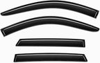 2022-2026 Tape-On Rain Guards for Honda Civic Hatchback Side Window Visor Deflectors HB LX Sport Touring EX-L Tinted Vent Shades Protectors 2023 2024 2025