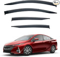 4pcs JDM Vent Window Visors Compatible with 2016-2022 Prius Prius Prime/AWD-e,Smoke,Outside Mount Style Sun Rain Guard