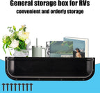 Door Organizer, Car Seat Side Storage Pocket, Waterproof Vehicle Accessory Rack With 8 Screws, Large Capacity Holder For Keys, Drinks, Tools, No-Drill Mount For Truck Trailer