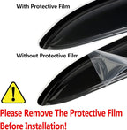 92349 Side Window Visor Wind Vent Deflector fit for 2003-2007 Honda Accord Coupe,2pcs Outside Mount Style Dark Smoke Shade Sun Rain Guards Set