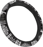 American Tribal Geometric Pattern Steering Wheel Cover with a Diameter of 15" for Van Car SUV Truck Full Surround Auto Steering Wheel Protector Steering Wheels Accessories