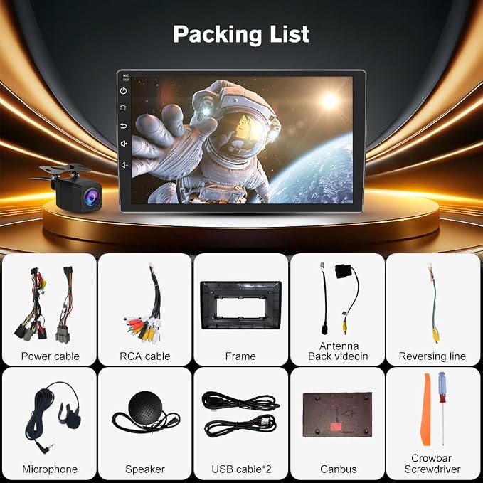 8 Core Car Radio Stereo for Chevy Chevrolet Silverado 2007-2013 with Wireless CarPlay Android Auto Bluetooth FM 4GB RAM 64GB ROM