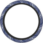 Lace Steering Wheel Cover Car Elastic Steering Wheel Protector | Bohemian Anti-Slip Breathable Car Accessories Interior for Women Men Universal 15 Inch Fit Auto SUVs Vans Truck