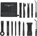 13PCS Nylon Trim Removal Tool Set for Bumper Fastener Rivet Clips Car Door Clip Panel Audio Video Dashboard Dismantle Black