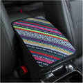 Car Center Console Cover,Boho Car Accessories Car Armrest Box Pad for Comfortable Support,Universal Armrest Cover for Car Truck SUV Center Console,Car Decorations Interior Aesthetic (Armrest cover-B)