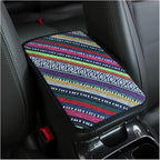 Car Center Console Cover,Boho Car Accessories Car Armrest Box Pad for Comfortable Support,Universal Armrest Cover for Car Truck SUV Center Console,Car Decorations Interior Aesthetic (Armrest cover-B)