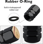 4Pack Baseball Tire Valve Caps Universal Tire Air Cap Valves Stem Covers | Aluminum Alloy Rust-Proof Valve Stem Caps,for Auto SUV Truck Motorcycle Bicycle,Baseball Gifts Decor for Women Men Drivers