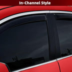 4pcs in-Channel Window Visors Rain Guards Fit for Volkswagen Tiguan 2018-2024, Smoke Tinted Vent Shades Wind Deflectors 2019 2020 2021 2022 2023 2024, Exterior Car Accessories