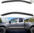 2pcs Front Smoke Tint Sun/Rain Guard Outside Mount Tape-On Vent Window Visors Compatible with 16-22 Tacoma Access/Extended Cab w/Half Size Rear Doors
