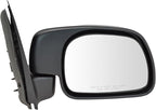 Passenger Side Mirror Assembly Manual Foldaway Textured Paint to Match Compatible with 1999-2007 Ford F-250 Super Duty 1999-2007 F-350 Super Duty 2000-2005 Excursion