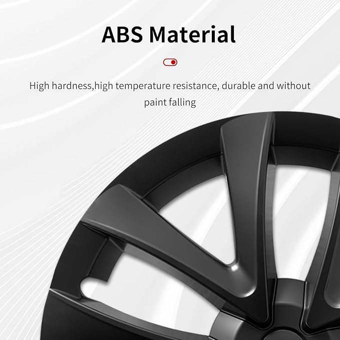 Model 3 Wheel Cover for Tesla Hubcaps 18 inch Wheel Cover 4PCS Model 3 (2017-2023) Hubcaps Wheel Rim Cover Full Rim Car Accessories