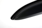 Side Window Wind Deflector, 4pcs Out-Channel Tape-On Nice Rain Guards Set, Dark Smoke Window Visor fit for 2011-2020 Jeep Grand Cherokee 94252