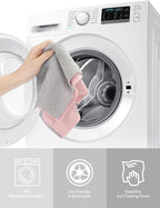 Microfiber Cleaning Cloth Rolls- 150 Sheets (2 Rolls of Grey) | 12'' by 12'', Super Absorbent, Lint-free, Tear-away Microfiber Towel Roll, for All-Purpose Cleaning