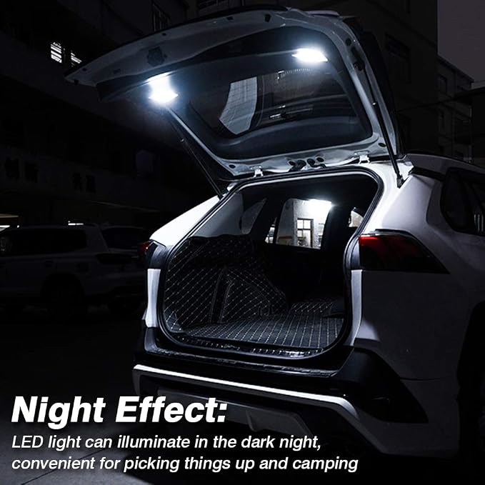 LED Lights for Toyota RAV4 2022-2024 2025 Accessories Cargo Lamps Decorative Atmosphere Lamp Trunk Ceiling Lighting 2 PCS