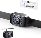 ERT01 HD Backup Camera Rear View License Plate Reverse Camera Universal for Pickup Truck Car SUV 149 Degree Perfect Angle Night Vision IP69K Level Waterproof